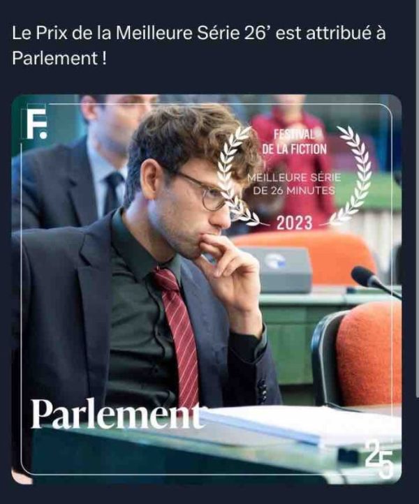 Cinétévé primée à La Rochelle : «Parlement», Meilleure série 26’ au Festival de la Fiction