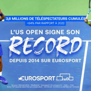 Eurosport : une édition record de l’US Open