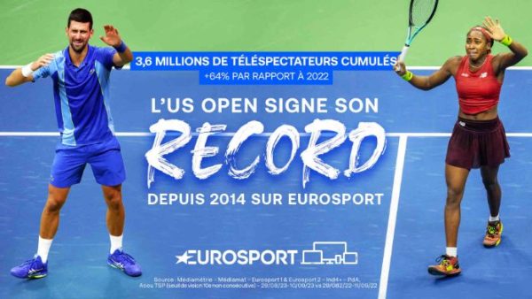 Eurosport : une édition record de l’US Open