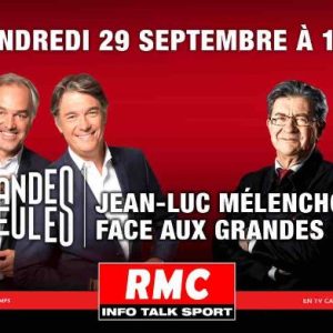 RMC : Jean-Luc Mélenchon nvité des «Grandes Gueules» ce vendredi