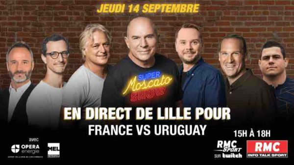 RMC : le «Super Moscato Show» en direct de Lille ce jeudi  14 septembre