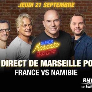 RMC/ Coupe du Monde de Rugby 2023 : le «Super Moscato Show»en direct de Marseille ce jeudi 21 septembre