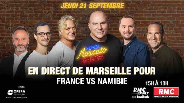 RMC/ Coupe du Monde de Rugby 2023 : le «Super Moscato Show»en direct de Marseille ce jeudi 21 septembre