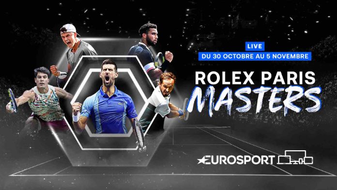 Eurosport : le Rolex Paris Masters en direct du 30 octobre au 5 novembre