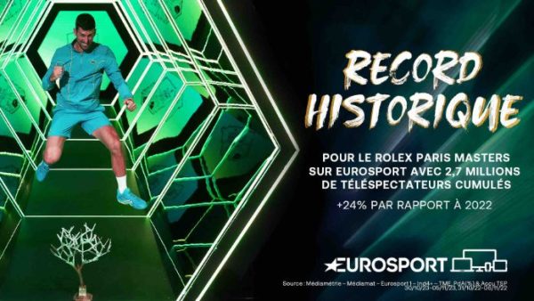Eurosport : le Rolex Paris Masters signe son record historique
