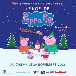 France tv distribution: la série animée «Peppa Pig» s’invite au cinéma pour fêter Noël !