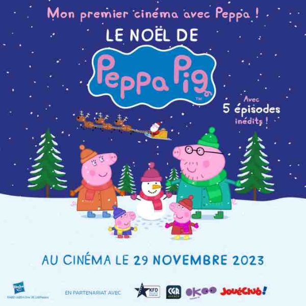 France tv distribution: la série animée «Peppa Pig» s’invite au cinéma pour fêter Noël !