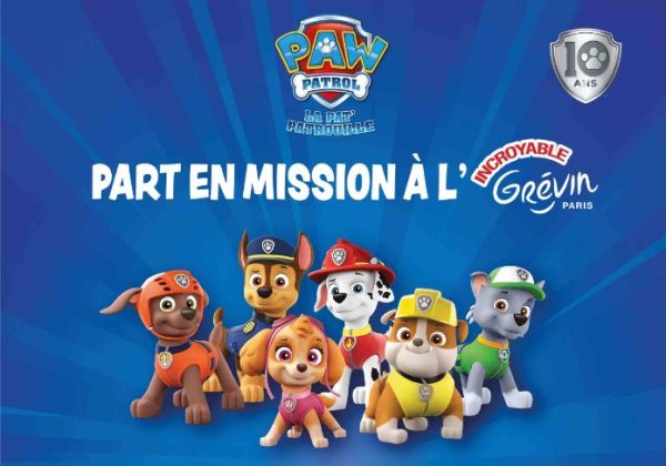 Nickelodeon Junior/ TF1 : «La Pat’ Patrouille» débarque au Musée Grévin