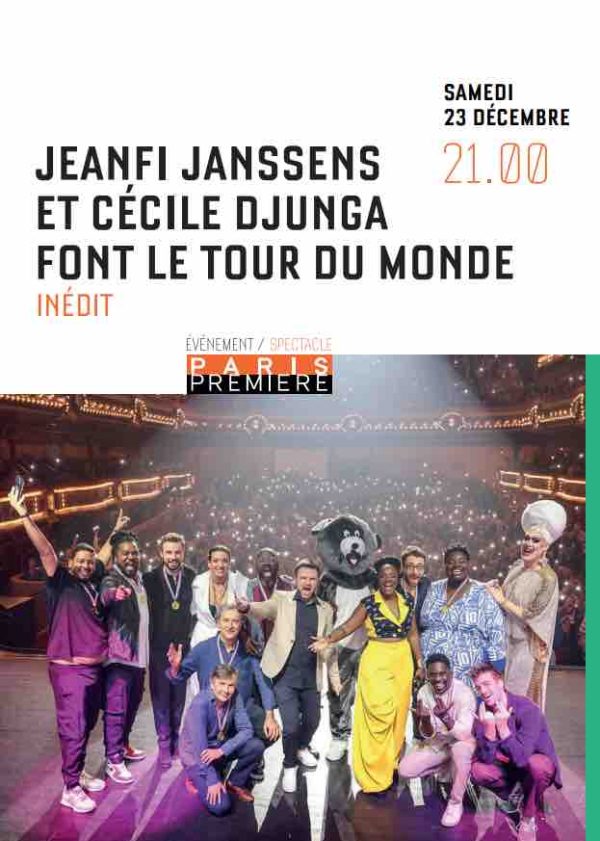 Paris Première : «Jeanfi Janssens et Cécile Djunga font le tour du monde» le 23 décembre