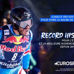 Eurosport/ ski alpin : record historique pour la descente de Kitzbühel et le sacre de Cyprien Sarrazin