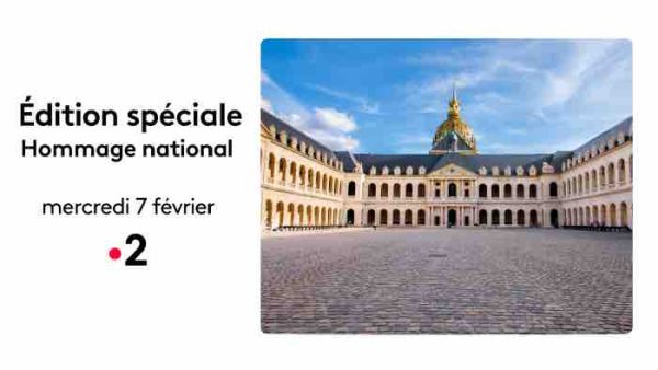 France 2 / Edition spéciale :  «Hommage national aux victimes françaises de l’attaque du Hamas» mercredi 7 février dès 11h20
