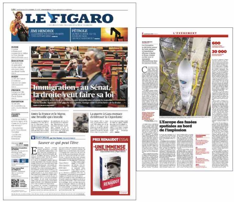 «Le Figaro» se dote d’une nouvelle identité graphique