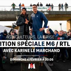 M6/ RTL : Karine Le Marchand aux commandes d’une émission spéciale consacrée à la grogne des agriculteurs dimanche soir
