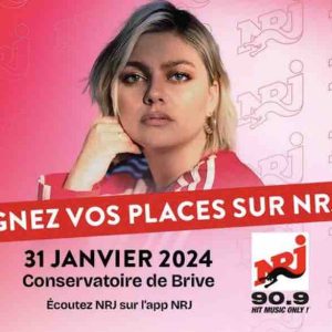 NRJ LIVE avec Louane le 31 janvier à Brive