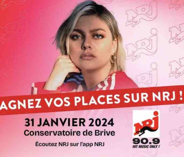 NRJ LIVE avec Louane le 31 janvier à Brive