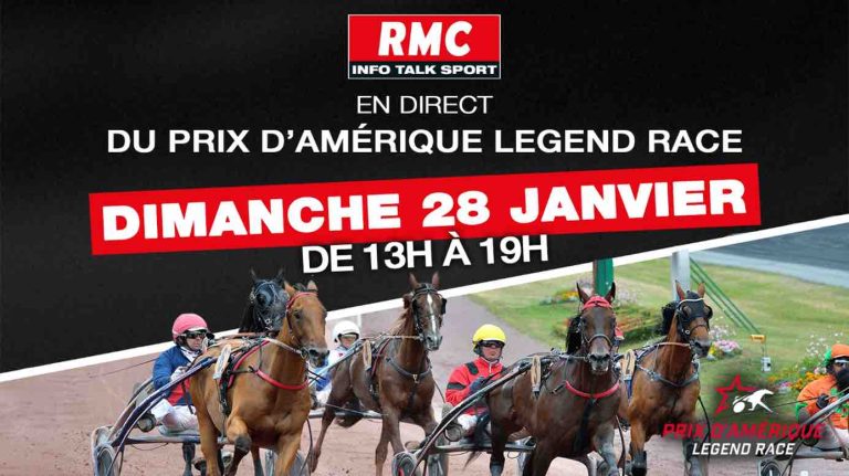 RMC en direct du Prix d’Amérique Legend Race 2024