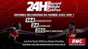 RMC fait courir ses auditeurs pour un record au Livre Guinness les 8 et 9 juin à Paris