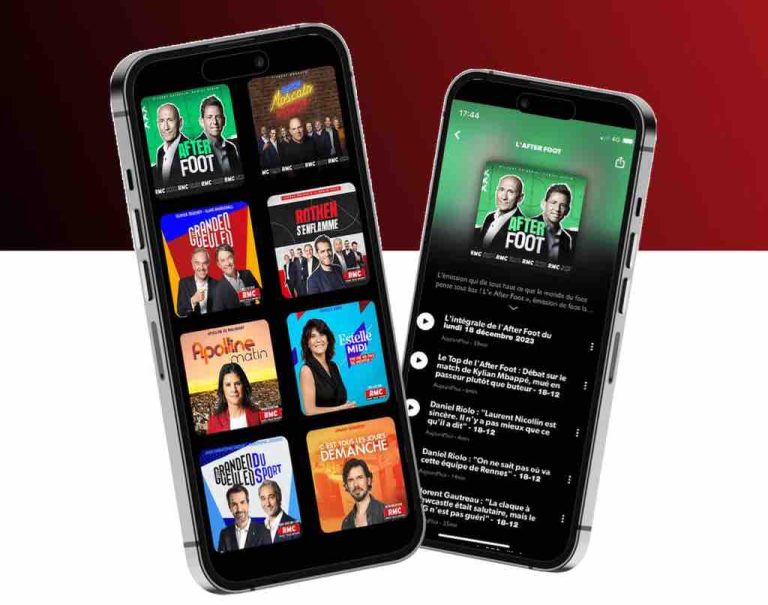 RMC : succès sur les audiences podcasts
