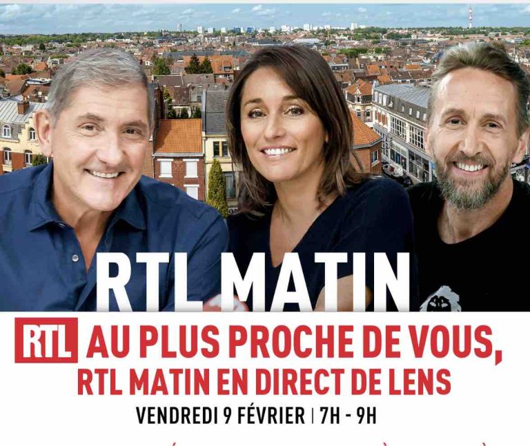 RTL : «RTL Matin» en direct de Lens le 9 février