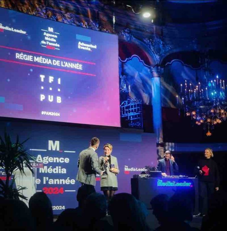 TF1 PUB élue «Régie média de l’année» au Prix Agence Média de l’Année 2024