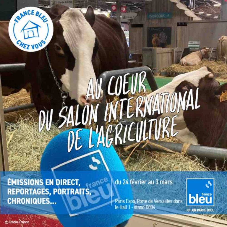 France Bleu en direct du Salon International de l’Agriculture
