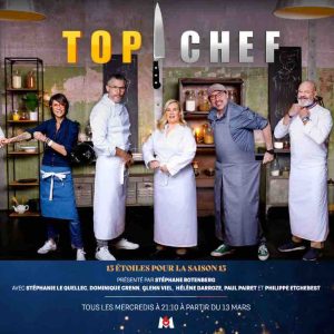 M6 : «Top Chef» saison 15 les mercredis à 21h10 dès le 13 mars