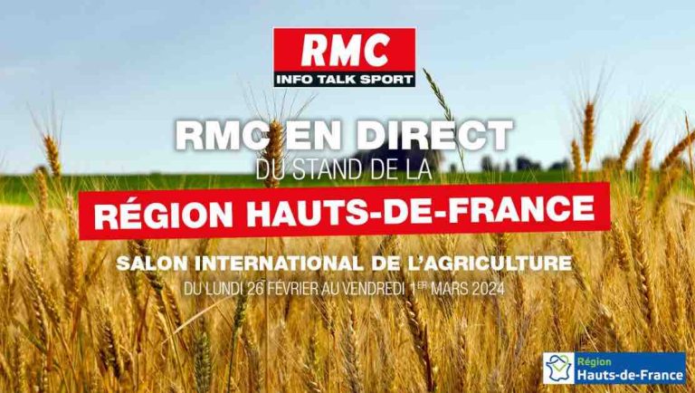 RMC en direct du Salon International de l’Agriculture du lundi 26 février au vendredi 1er mars