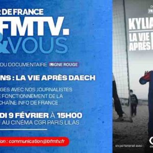 «Tour de France BFMTV & Vous» fait escale à Paris avec le long format «Kylian, 13 ans : la vie après Daech» le 9 février