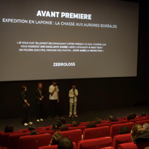 Zebroloss : salle comble pour l’avant-première du documentaire «Expédition en Laponie : la chasse aux aurores boréales»