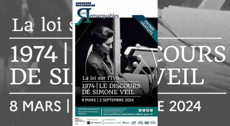 Histoire TV partenaire de l’exposition «La loi sur l’IVG. 1974, le discours de Simone Veil» aux Archives Nationales du 8 mars au 2 septembre 2024