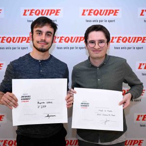 «L’Équipe» : Baptiste Leduc et Maël Le Grouiec lauréats de la 32ème Bourse Jacques Goddet 2024