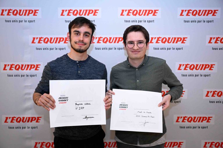 «L’Équipe» : Baptiste Leduc et Maël Le Grouiec lauréats de la 32ème Bourse Jacques Goddet 2024