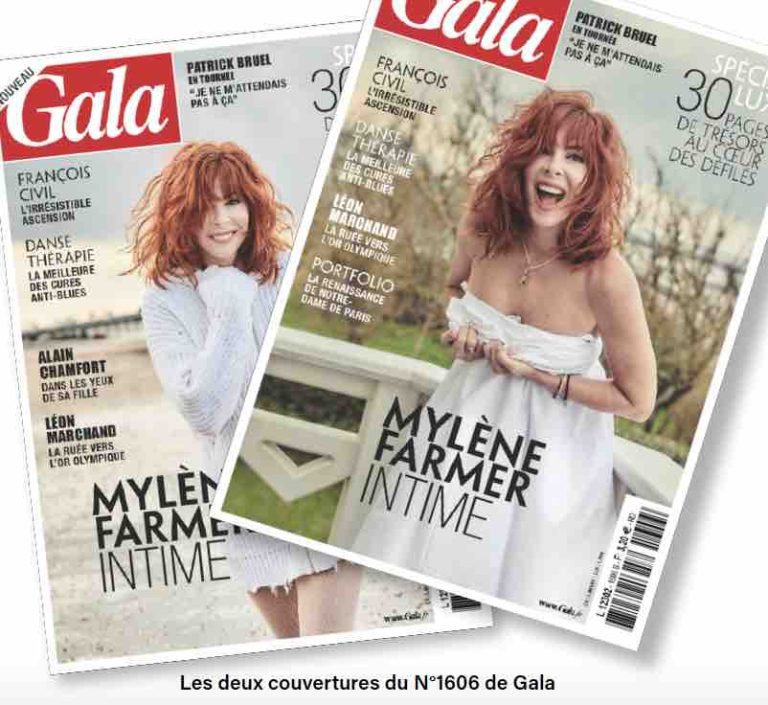 Le nouveau «Gala» se dévoile avec Mylène Farmer en couverture