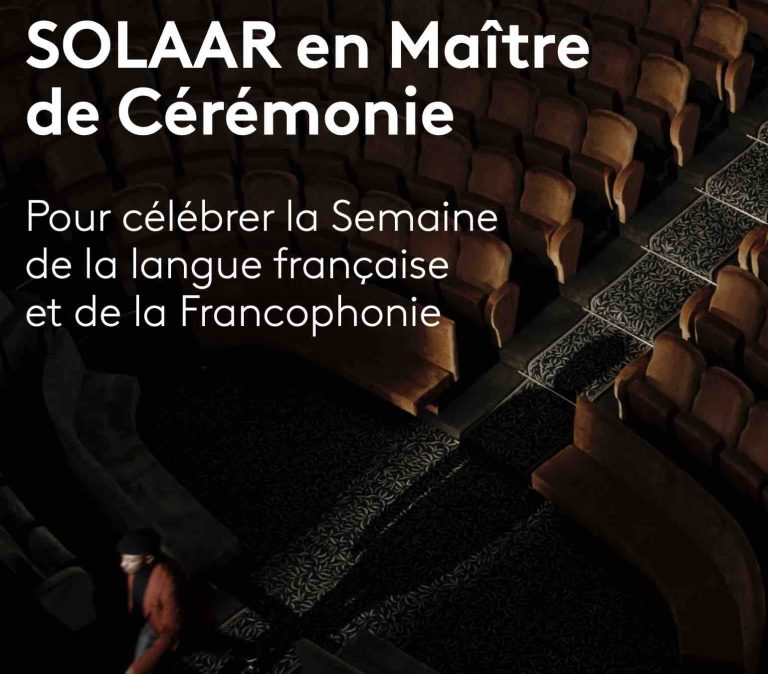 Pour France Télévisions, Gédéon conçoit et produit le spot célébrant la Semaine de la langue française et mettant en scène l’artiste MC Solaar dans le cadre unique de l’Institut de France