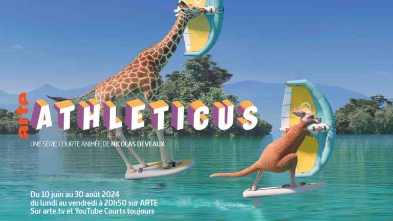 ARTE : la série courte animée «Athleticus» de Nicolas Deveaux du 10  juin au 30 août