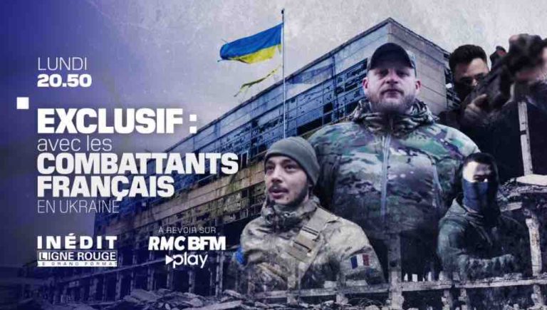 BFMTV/ «Ligne Rouge»: le long format inédit «Exclusif : avec les combattants français en Ukraine» lundi 22 avril