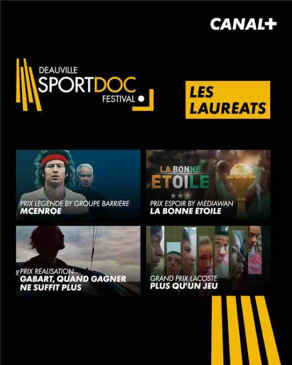 Le groupe CANAL+ remporte 4 prix lors du 1er Deauville Sport Doc Festival