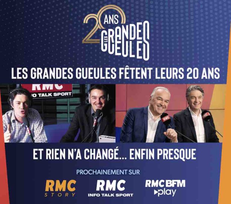 RMC Story/ RMC : «Les Grandes Gueules» fêtent leurs 20 ans