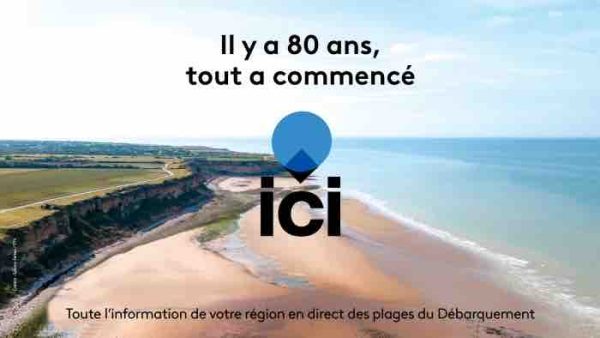 France  3 Normandie/ 80ème anniversaire du Débarquement et de la bataille de Normandie : éditions spéciales depuis Colleville-sur-Mer et les lieux emblématiques du Jour J du lundi 3 au vendredi 7 juin 2024