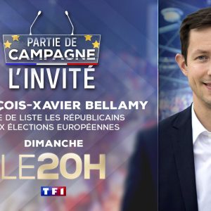 TF1 : record pour «Partie de campagne» avec François-Xavier Bellamy dans le JT de 20H