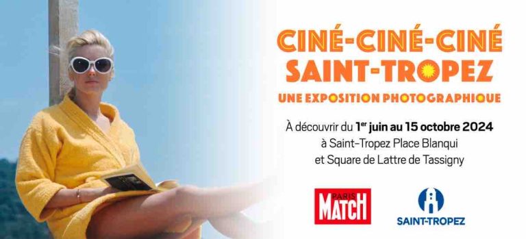 «Paris Match» : exposition photo «Ciné, ciné, ciné Saint-Tropez» du 1er juin au 15 octobre 2024