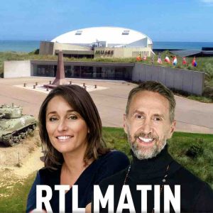 RTL : «RTL Matin» en direct de la plage d’Utah Beach avec Amandine Bégot et Philippe Caverivière ce jeudi 6 juin