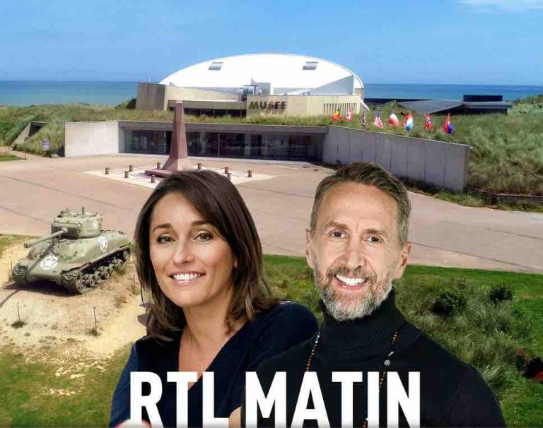 RTL : «RTL Matin» en direct de la plage d’Utah Beach avec Amandine Bégot et Philippe Caverivière ce jeudi 6 juin