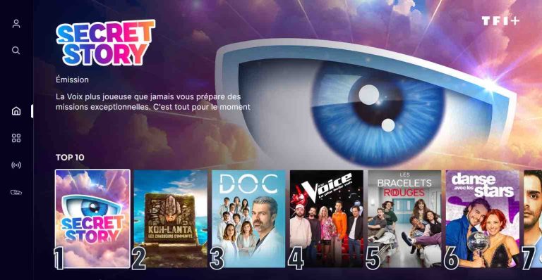 TF1+, plateforme de streaming gratuite française leader en avril 2024 avec près de 33 millions de visiteurs uniques