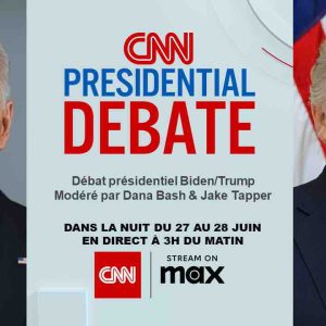 CNN organise le 1er débat présidentiel Biden/Trump en direct dans la nuit du 27 juin à 3h00 du matin