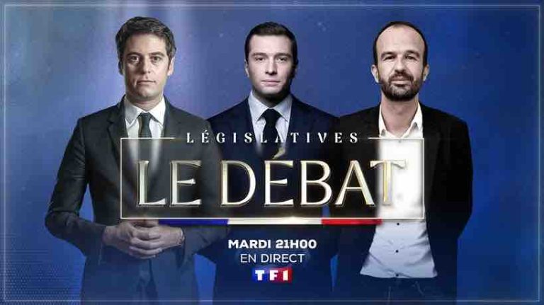 Débat TV des législatives 2024 : Jordan Bardella souhaite que Jean-Luc Mélenchon «vienne débattre» face à lui et Gabriel Attal ce mardi 25 juin 2024 sur TF1