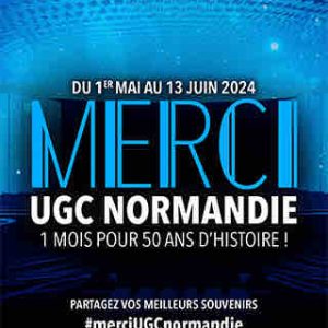«Merci UGC Normandie» lance sa vente aux enchères pour l’association RÊVE DE CINEMA