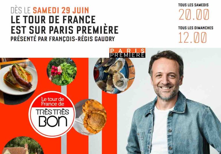 Paris Première : «Le tour de France de Très Très Bon» présenté par François-Régis Gaudry dès le samedi 29 juin