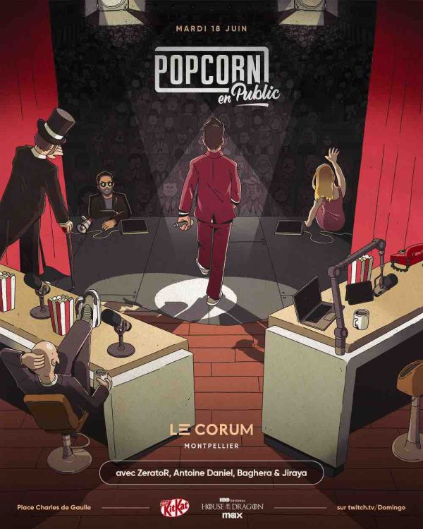 Webedia : le talk-show «Popcorn» se délocalise à Montpellier le 18 juin