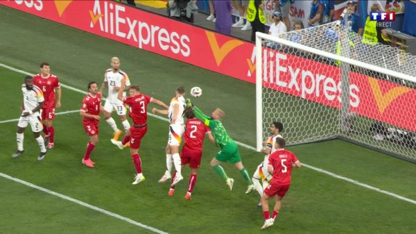 TF1 : «Allemagne- Danemark», leader 